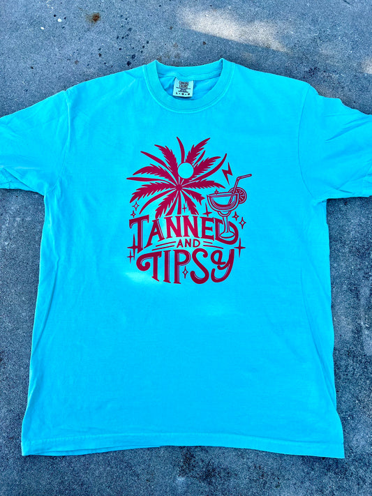 Tanned & Tipsy Tee